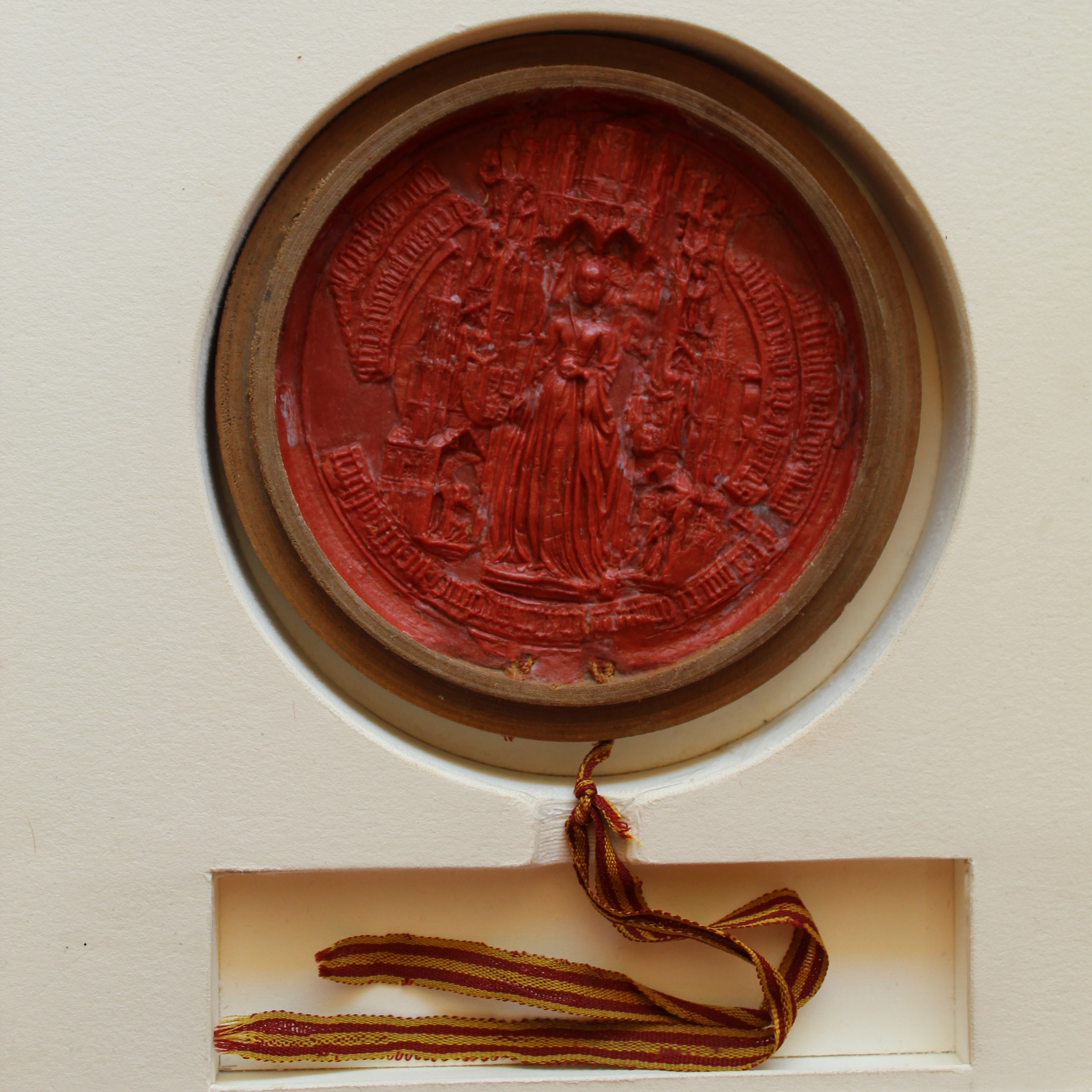 Sigillo proveniente dalla cancelleria della regina Maria di Castiglia.